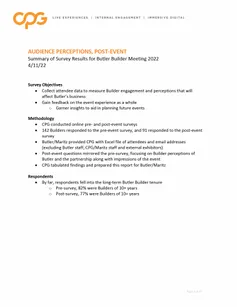 Microsoft Word - CPG Butler Builder Meeting 2022 Audience Survey Results - Rachel.docx